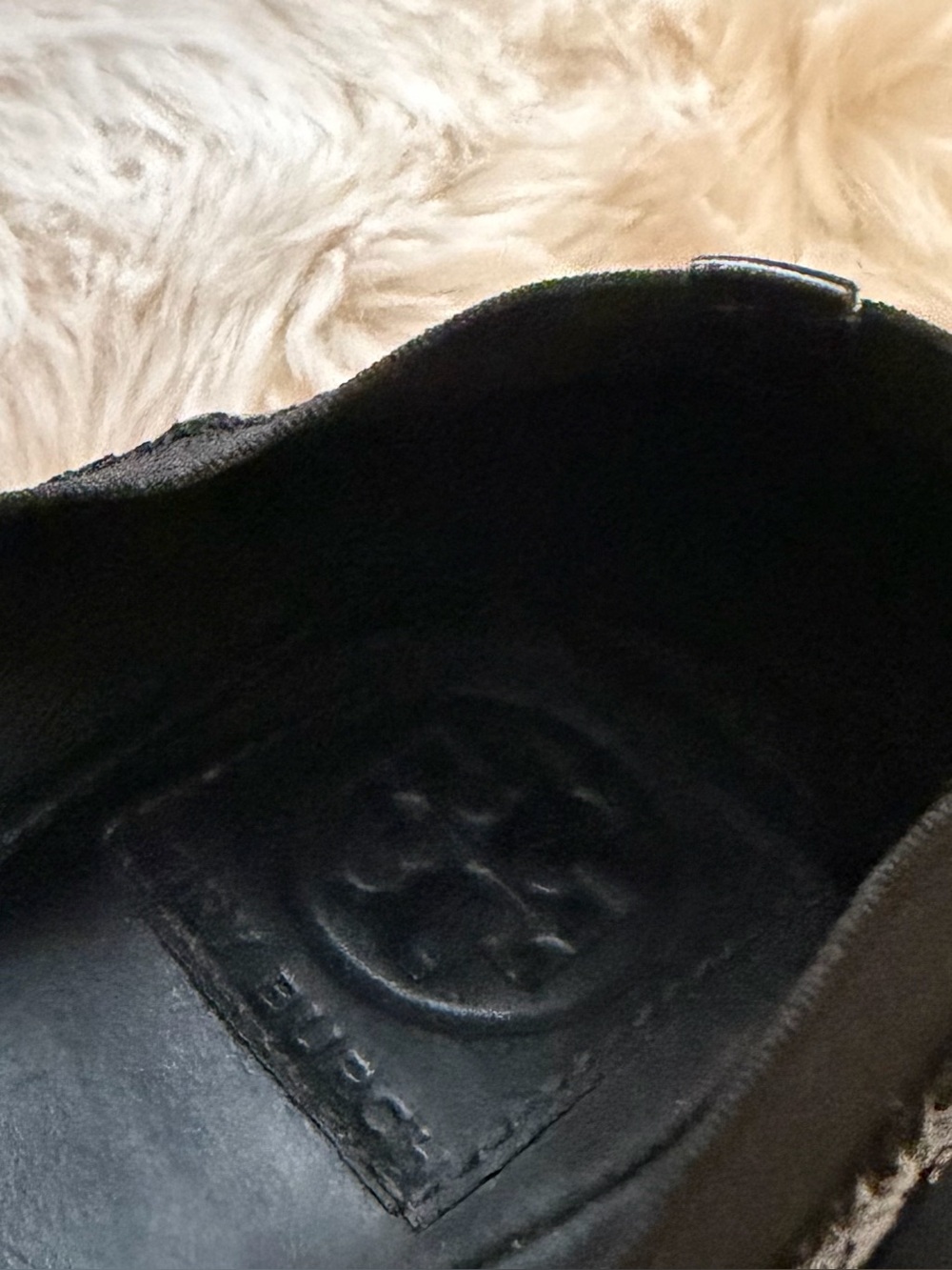 Final price unless bundled. Tory Burch size 9 Black Patent leather flat - Picture 5 of 9